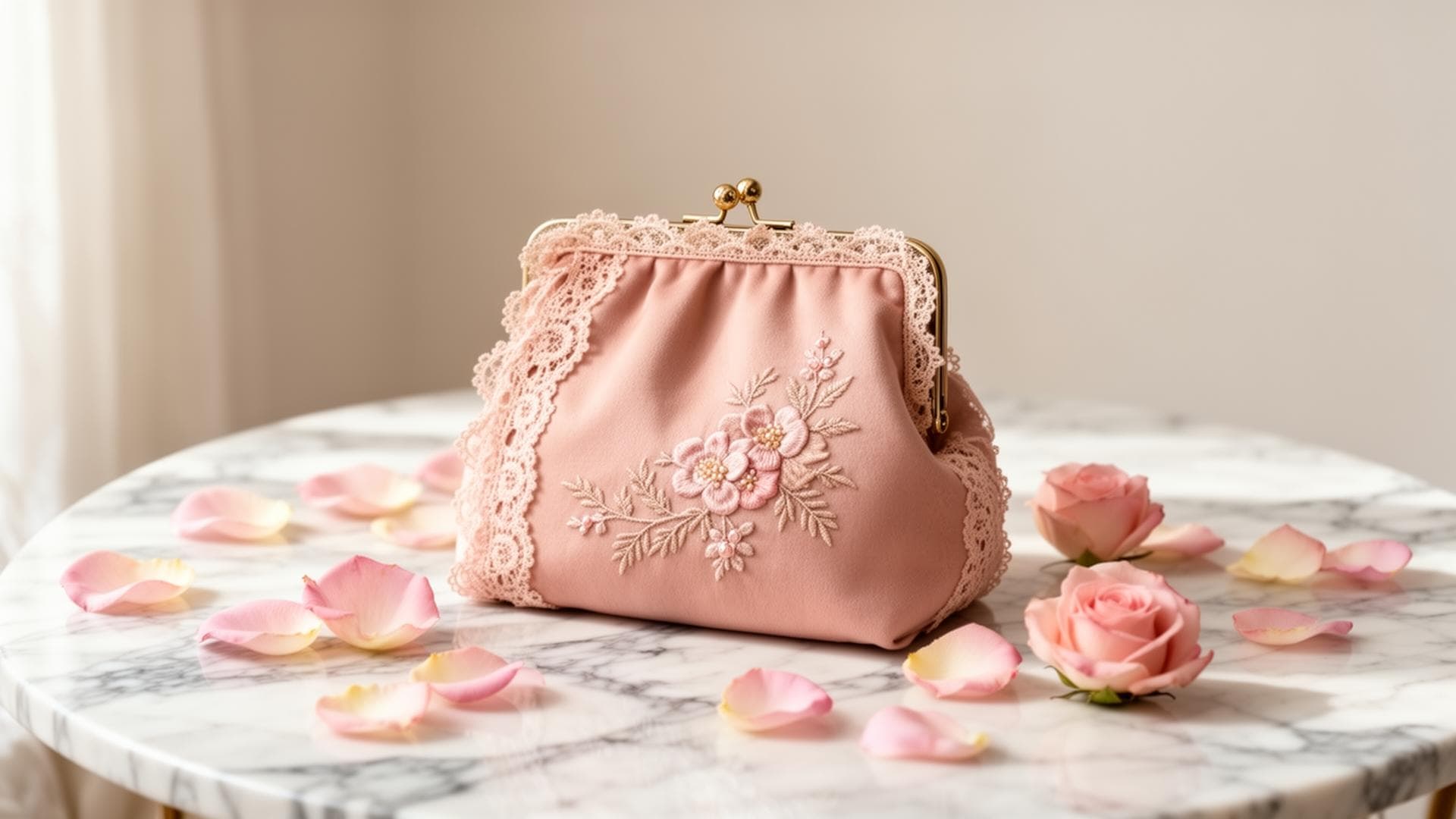 Lacette handmade coquette pouch